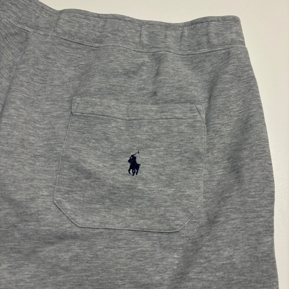 Polo Ralph Lauren Double Knit Mens 3XB Big Tall Fleece Logo Gray Sweat Shorts